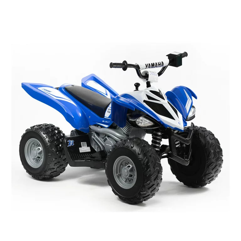 12 Volt Yamaha Raptor ATV Battery Powered Ride-on - Blue and White