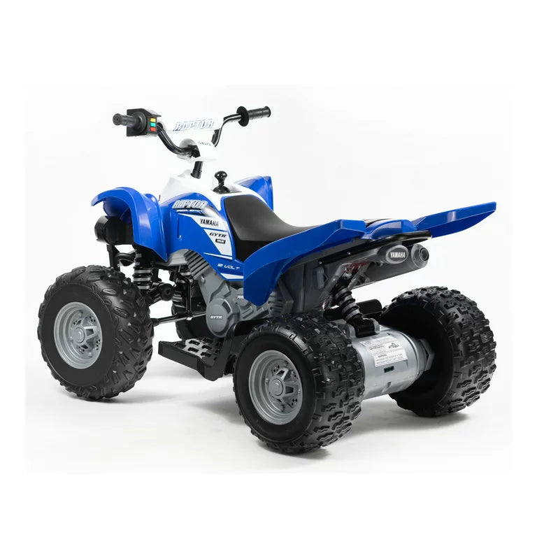 12 Volt Yamaha Raptor ATV Battery Powered Ride-on - Blue and White