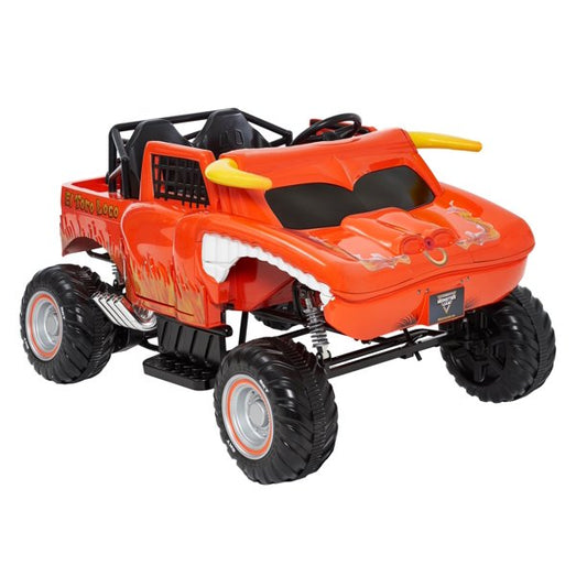 Monster Jam 24 Volt El Toro Loco Monster Truck that Blows Smoke! For Boys & Girls Ages 3 and up