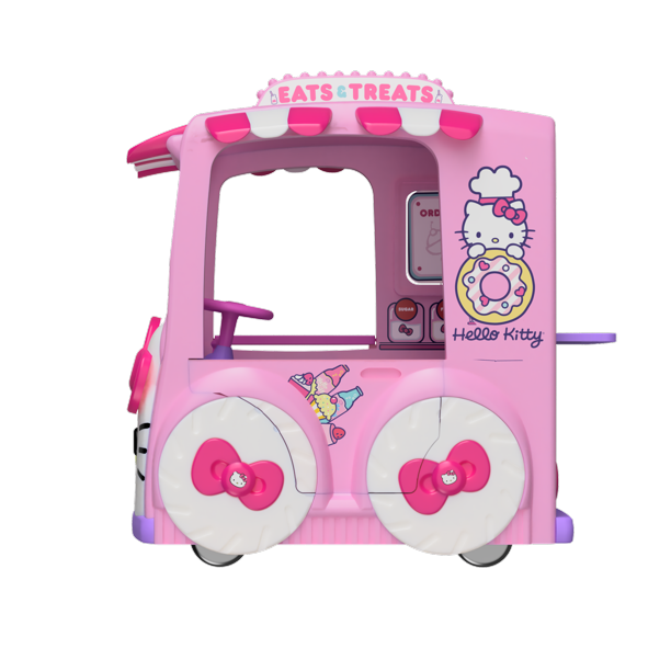 Hello Kitty12 Volt “Eats and Treats” Sweet Food Truck Play-Center Ride-On for Boys & Girls Ages 3 and up