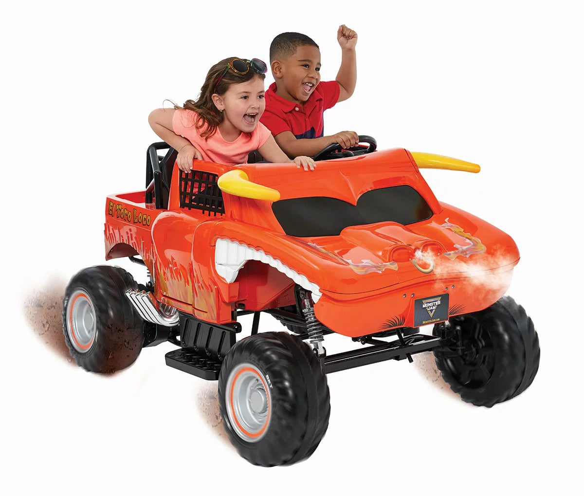 Monster Jam 24 Volt El Toro Loco Monster Truck that Blows Smoke! For Boys & Girls Ages 3 and up