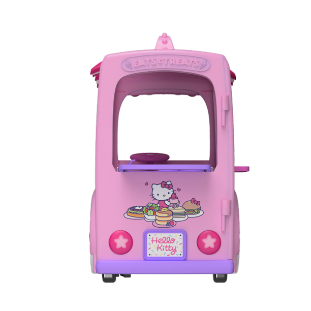 Hello Kitty12 Volt “Eats and Treats” Sweet Food Truck Play-Center Ride-On for Boys & Girls Ages 3 and up