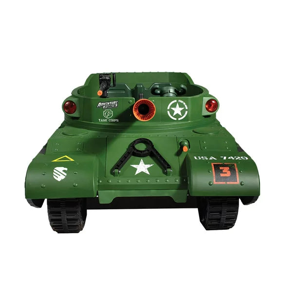 Power wheels ride on army tank sales