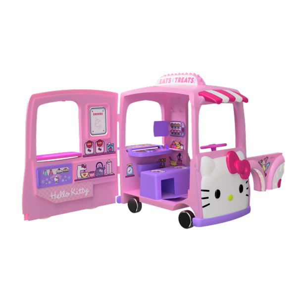Hello Kitty12 Volt Eats and Treats Sweet Food Truck Play Center Ride Ballard Pacific